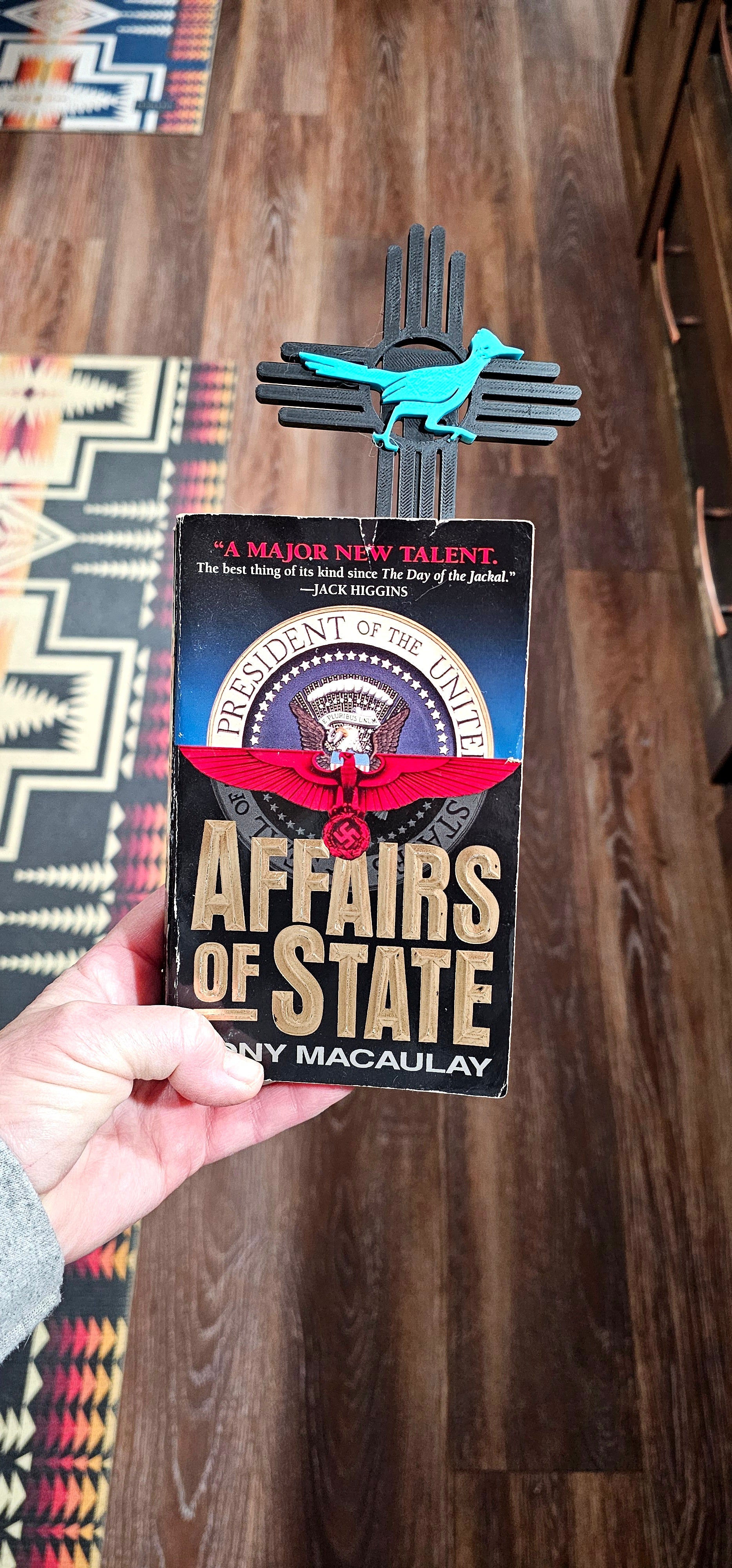 3D New Mexico Zia Magnet or Bookmark or Keychain or Earrings